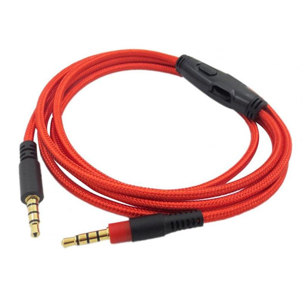 ZS0192 3.5mm Male to Male Headphone Cable Tuned Version for Kingston Skyline Alpha Audio Cable (Red)