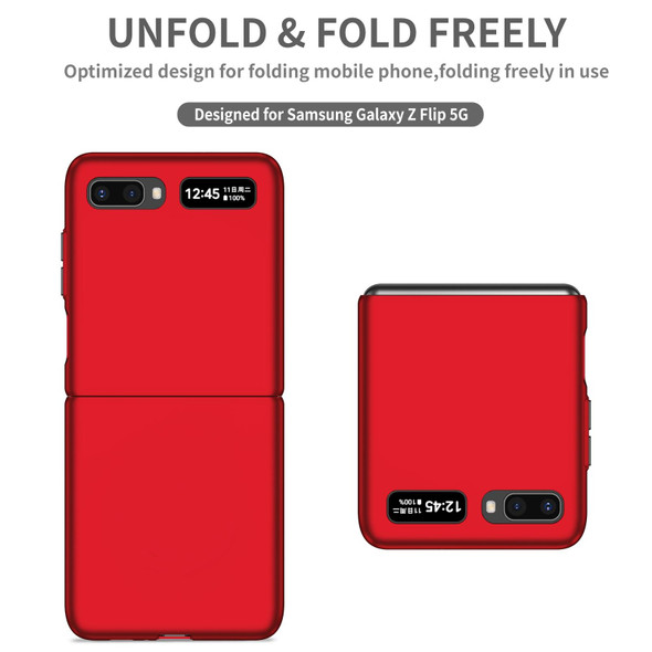 Samsung Galaxy Z Flip 5G Armor Foldable Phone Case(Red)