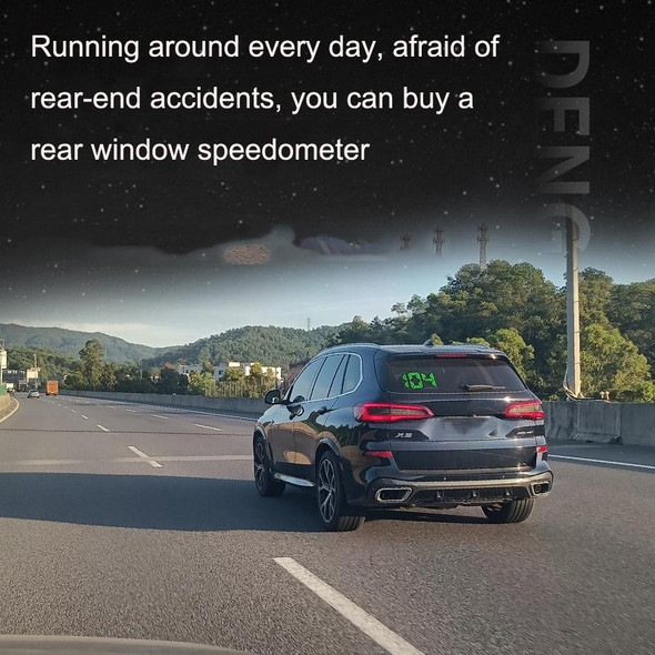 C188 GPS Rear Window Speedometer Head Up Display Speed Display HUD Car Universal