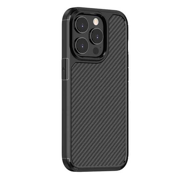 Carbon Fiber Texture Case - iPhone 14 Pro Max(Black)