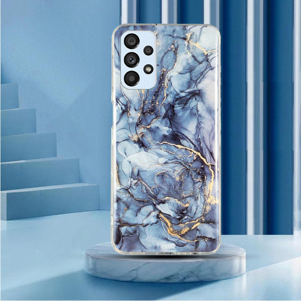 Samsung Galaxy A32 4G IMD Marble Pattern TPU Phone Case(Grey)