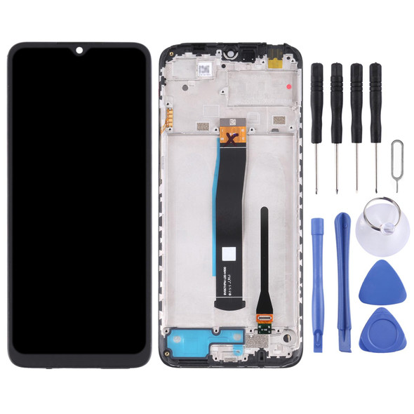 Original LCD Screen and Digitizer Full Assembly with Frame for Xiaomi Redmi 10C/Redmi 10 India