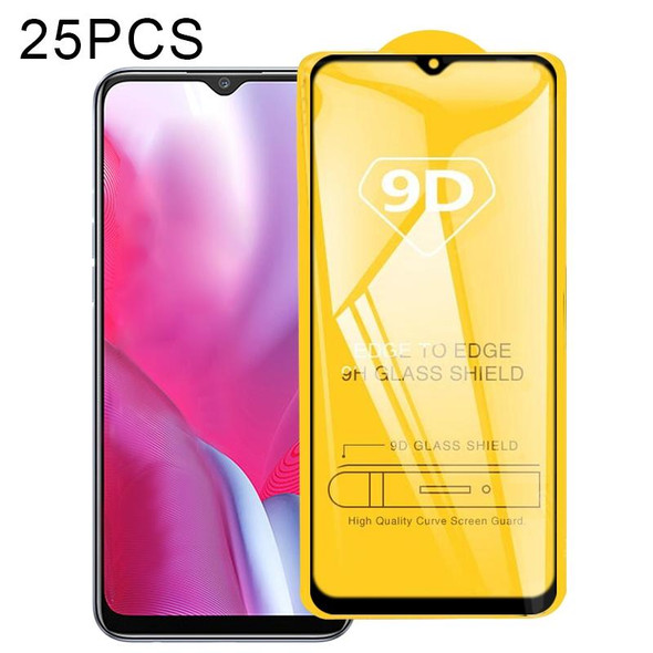 OPPO Realme Narzo 20A 25 PCS 9D Full Glue Full Screen Tempered Glass Film