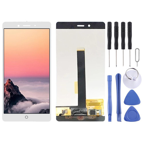 LCD Screen and Digitizer Full Assembly for ZTE Nubia Z11 NX531J (White)