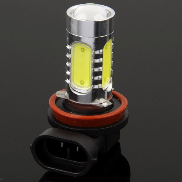 H11 7.5W White LED Fog Light for Vehicles, DC 12V-24V