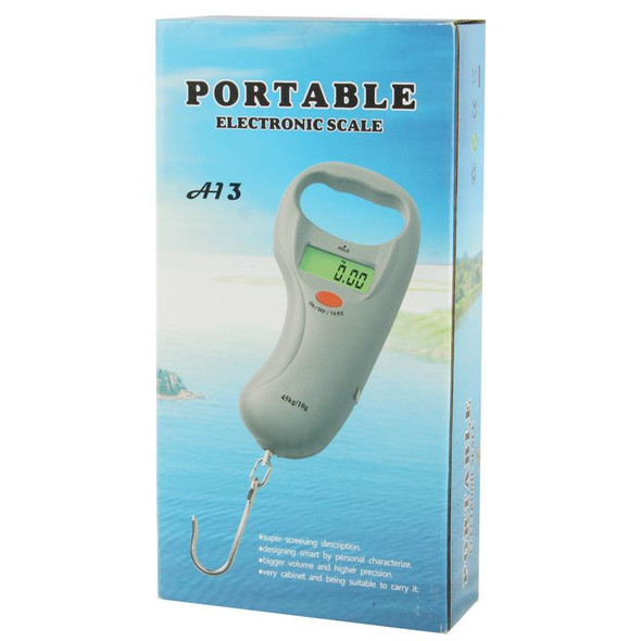 A13 Portable Electronic Scale with Tape Measure (45kg/10g)