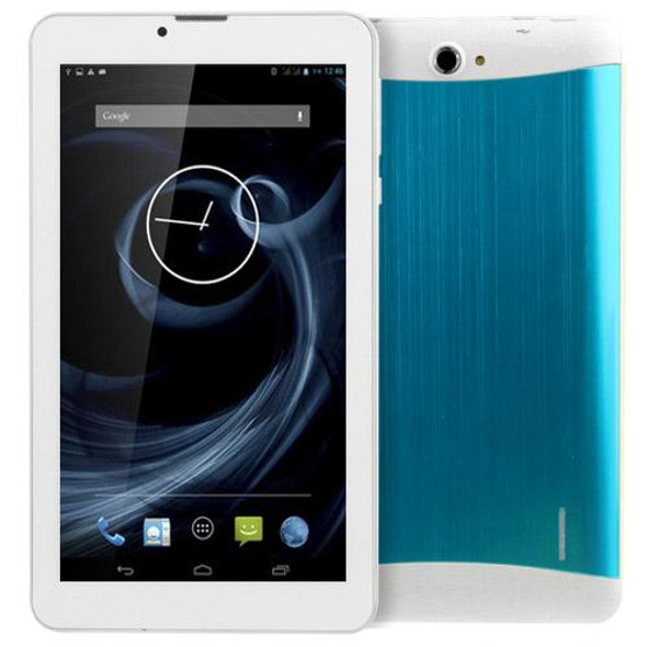 7.0 inch Tablet PC, 1GB+16GB, 3G Phone Call, Android 4.4.2, MTK6582 Quad Core up to 1.3GHz, Dual SIM, WiFi, OTG, Bluetooth(Blue)