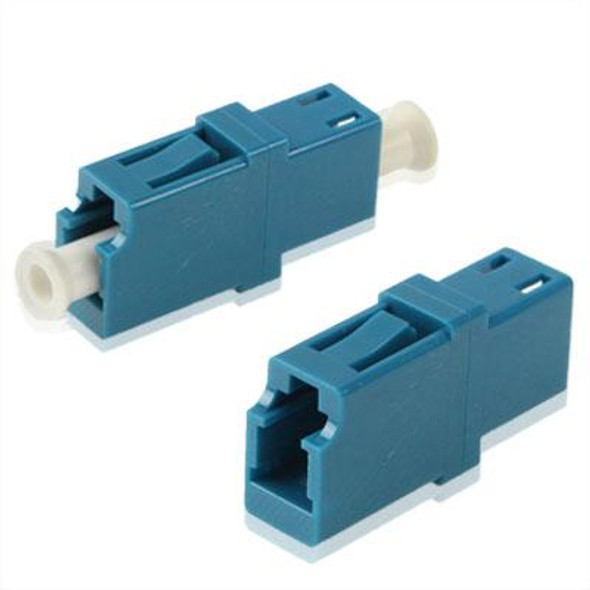 LC-LC Single-Mode Simplex Fiber Flange / Connector / Adapter / Lotus Root Device(Blue)