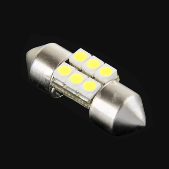 2 PCS 27mm 6 LED 5050 SMD Car Reading Light Bulb(Blue Light)