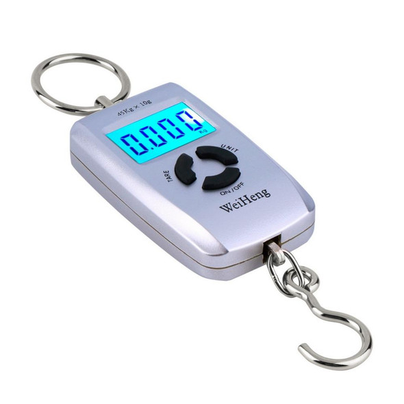 45kg x 10g High Precision LCD Portable Digital Backlight Electronic Portable Scale Random Color Delivery