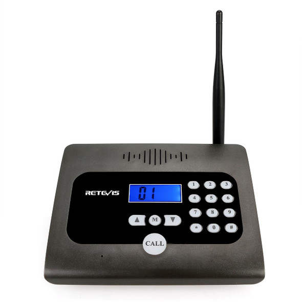 RETEVIS RT57 Wireless Business Calling Device Wireless Intercom System(Black)
