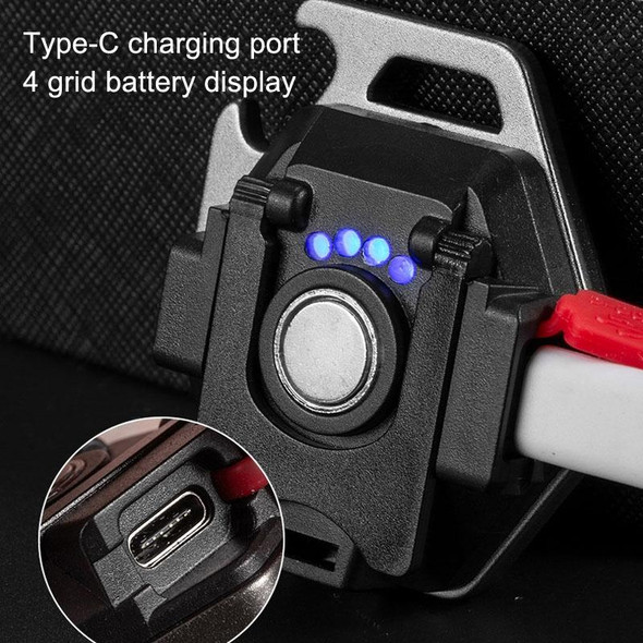 E-SMARTER W5131 Mini Keychain Strong Light Portable Flashlight, Specification: Black+Tripod