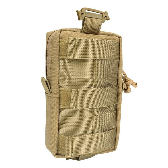 H249 Outdoor Equipment Shoulder Strap Attachment Bag Multi-Functional Sports Waist Bag(Khaki)