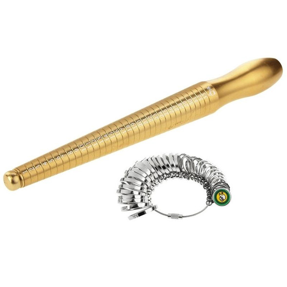 Metal Combination Ring Sizer Mandrel Finger Sizing Stick, HK Size: 1-33
