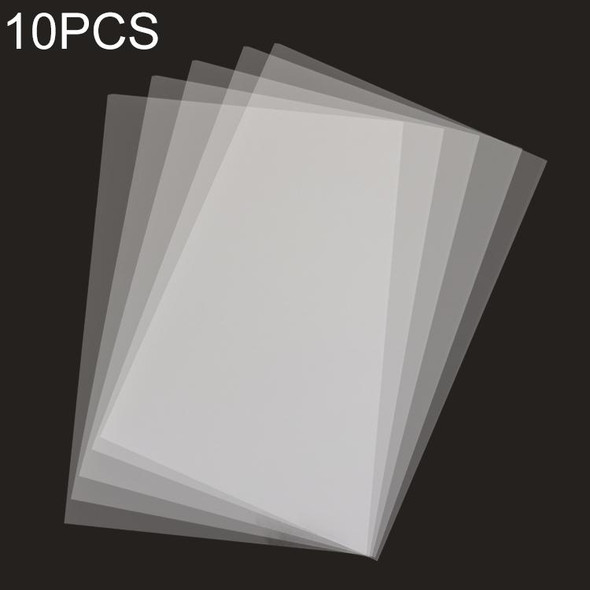 10 PCS Print Heat Shrink Film DIY Epoxy Print Paper Rubber Stamp Material Print Paper(Transparent)