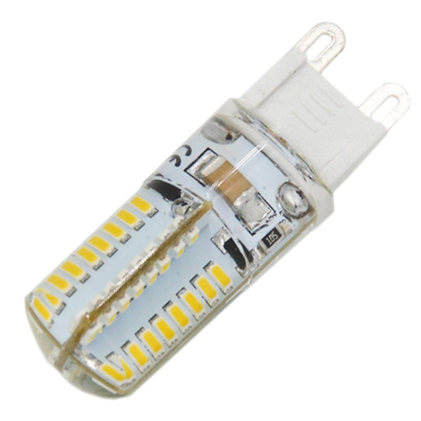 G9 4W 210LM  64 LED SMD 3014 Silicone Corn Light Bulb, AC 110V (Warm White)
