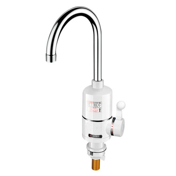 Digital Display Electric Heating Faucet Instant Hot Water Heater CN Plug Lamp Display Elbow