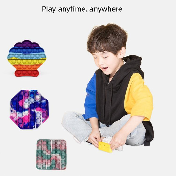 5 PCS Children Math Logic Educational Toys Silicone Pressing Parent-Child Game, Style: Dinosaur (Rainbow)