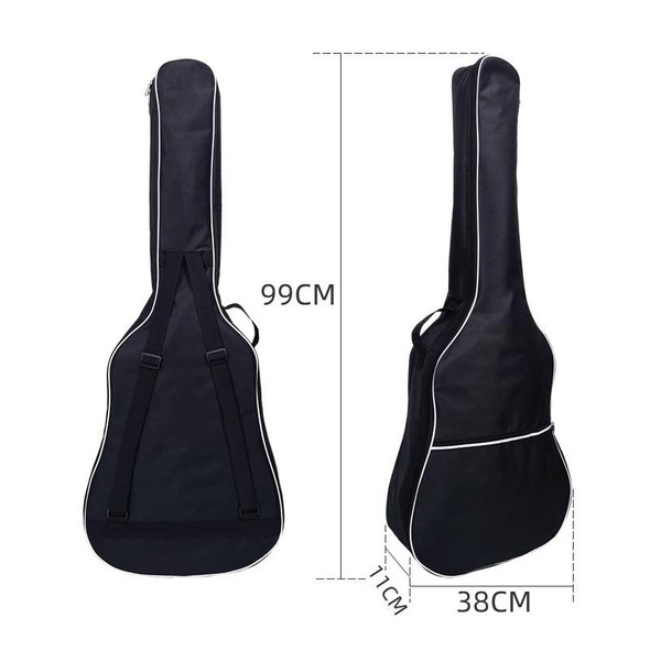 Cotton Padded Oxford Cloth Backpack, Spec: - 38 inch Guitar