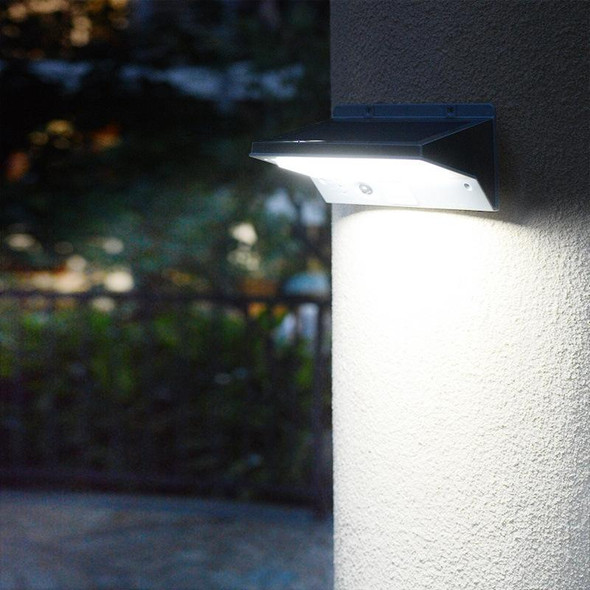 Outdoor Solar Body Sensing LED Lighting Wall Light(White Light)