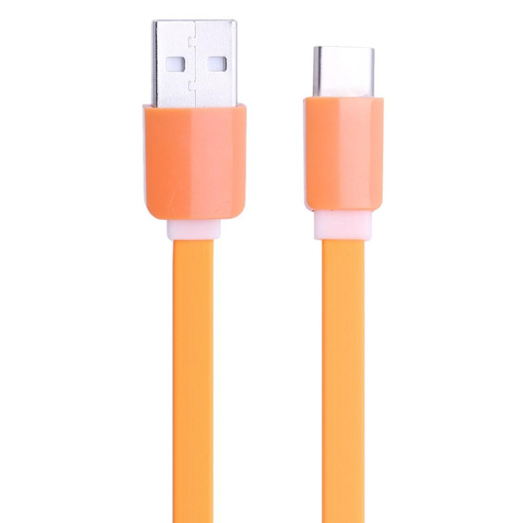 1m 2A 110 Copper Core Wires Retractable USB-C / Type-C to USB Data Sync Charging Cable, - Galaxy S8 & S8 + / LG G6 / Huawei P10 & P10 Plus / Xiaomi Mi6 & Max 2 and other Smartphones(Orange)