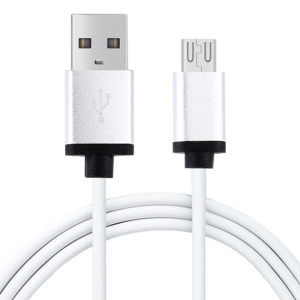 1M 3A Micro USB to USB Data Sync Charging Cable , - Samsung, HTC, Sony, Huawei, Xiaomi, Meizu and other Android Devices with Micro USB Port, Diameter: 4 cm(White)
