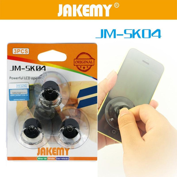 JAKEMY JM-SK04 Universal Suction Cup (Powerful LCD Opener, 3 PCS) for iPhone 6 & 6 Plus / iPad / Samsung / HTC / Sony