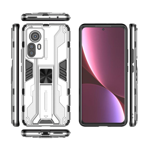 Xiaomi 12S Pro/12 Pro Supersonic PC + TPU Shock-proof Phone Case(Silver)