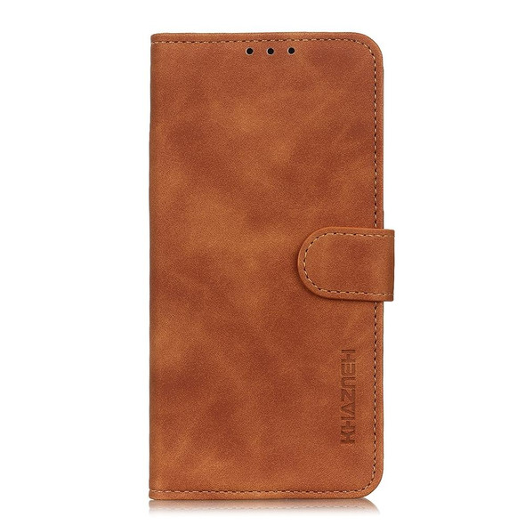 Xiaomi 12 / 12X KHAZNEH Retro Texture Leather Phone Case(Brown)