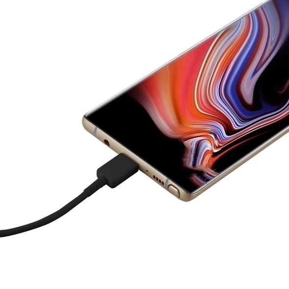 33W 6A USB-C / Type-C Male to USB-C / Type-C Male Fast Charging Data Cable for Samsung Galaxy Note 10, Cable Length: 1m (Black)