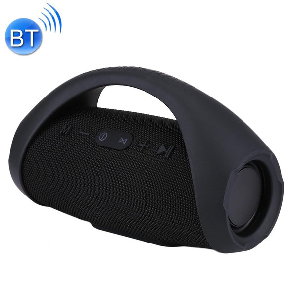 BOOMS BOX MINI E10 Splash-proof Portable Bluetooth V3.0 Stereo Speaker with Handle, for iPhone, Samsung, HTC, Sony and other Smartphones (Black)