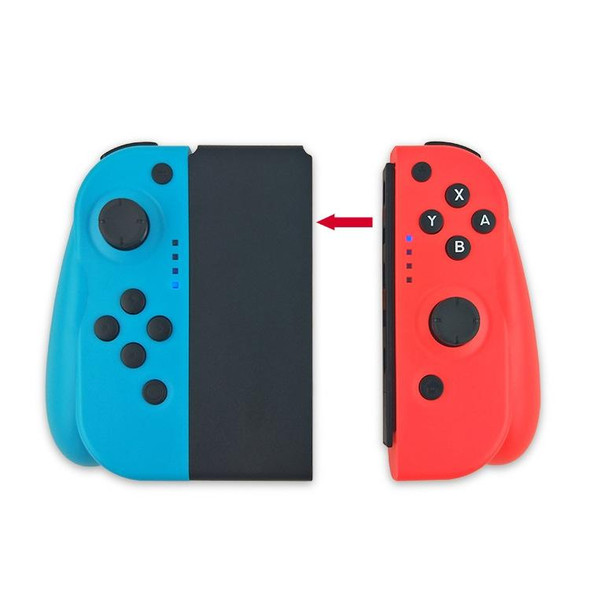 Left and Right Wireless Bluetooth Game Controller Gamepad for Switch Joy-Con(Blue + Red)