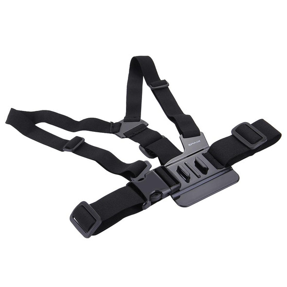 PULUZ Adjustable Body Mount Belt Chest Strap with J Hook Mount & Long Screw for GoPro HERO10 Black / HERO9 Black / HERO8 Black / HERO7 /6 /5 /5 Session /4 Session /4 /3+ /3 /2 /1, Insta360 ONE R, DJI