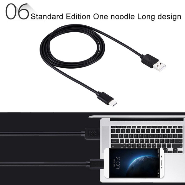 HAWEEL 1m USB-C / Type-C to USB 2.0 Data & Charging Cable(Black)