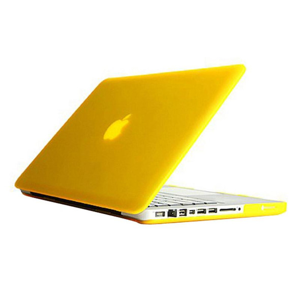 Frosted Hard Protective Case for Macbook Pro 15.4 inch  (A1286)(Yellow)
