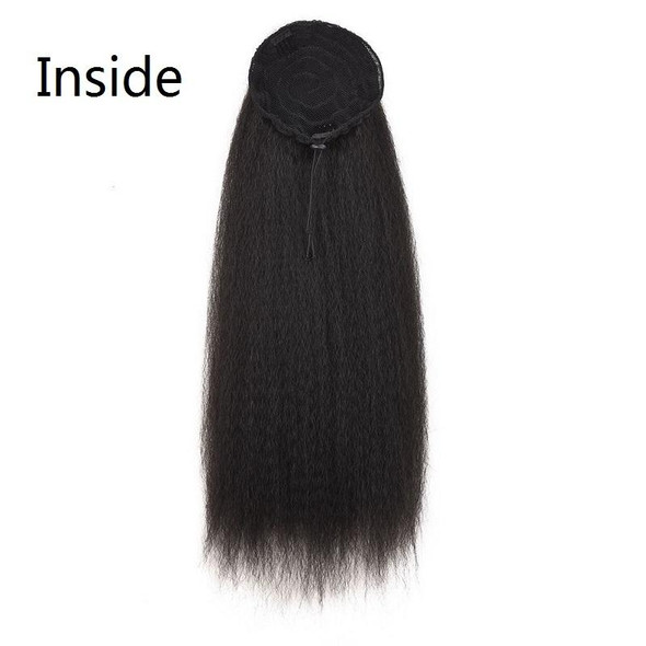 Fluffy Corn Whisker Long Curly Hair Fake Ponytail, Colour: 1.1B #