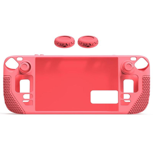 All-Inclusive Silicone Cover With Button Cap - Steam Deck(Pink)