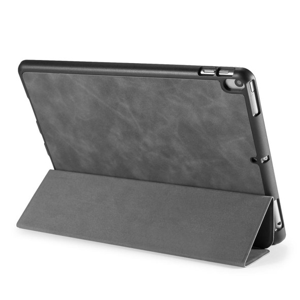 iPad Pro 10.5 inch DG.MING See Series Horizontal Flip Leather Case with Holder & Pen Holder(Grey)