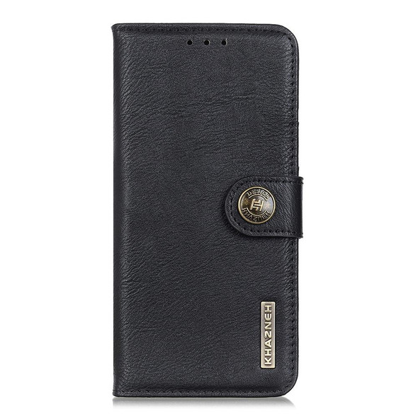 vivo Y70 (2020) / V20 SE KHAZNEH Cowhide Texture Horizontal Flip Leather Case with Holder & Card Slots & Wallet(Black)