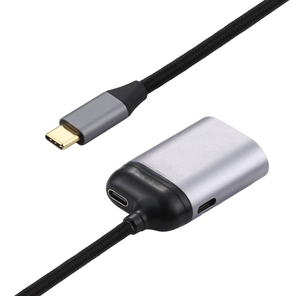 4K UHD USB-C / Type-C to VGA + PD Data Sync Adapter Cable