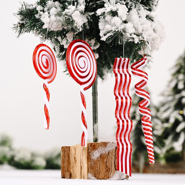 Christmas Decorations Simulation Candy Christmas Tree Ornaments, Specification: Candy Roll