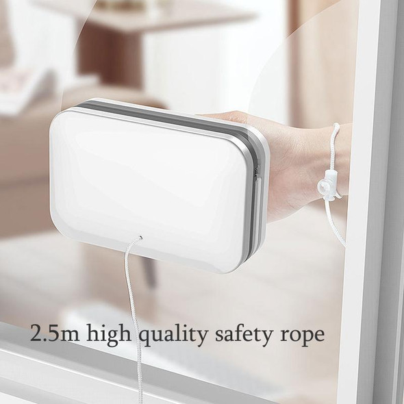 Adjustable Magnetic Glass Wiper Double-Sided Magnetic Window Wiper High-Level Insulating Glass Cleaner, Specification: Rectangle 20-35mm