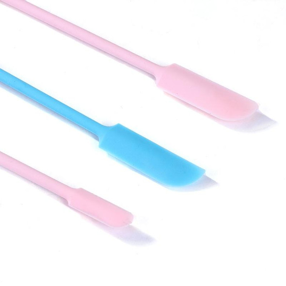 3 in 1 Silicone Beauty Spatula Sauce Applicator Cream Spatula Set(Pink)