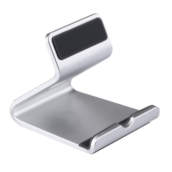 Exquisite Aluminium Alloy Desktop Holder Stand DOCK Cradle, - iPhone, Galaxy, Huawei, Xiaomi, LG, HTC and 7 inch Tablet(Silver)