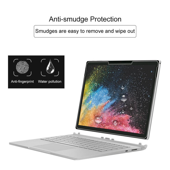 0.4mm 9H Surface Hardness Full Screen Tempered Glass Film for Microsoft Surface Book 2 15 inch