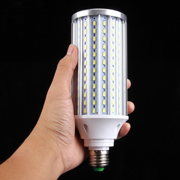 80W Aluminum Corn Light Bulb, E27 6600LM 210 LED SMD 5730, AC 220V(White Light)