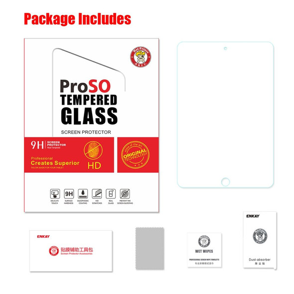 ENKAY Hat-Prince 0.33mm 9H 2.5D Arc Edge Tempered Glass Protective Film for iPad mini 2019