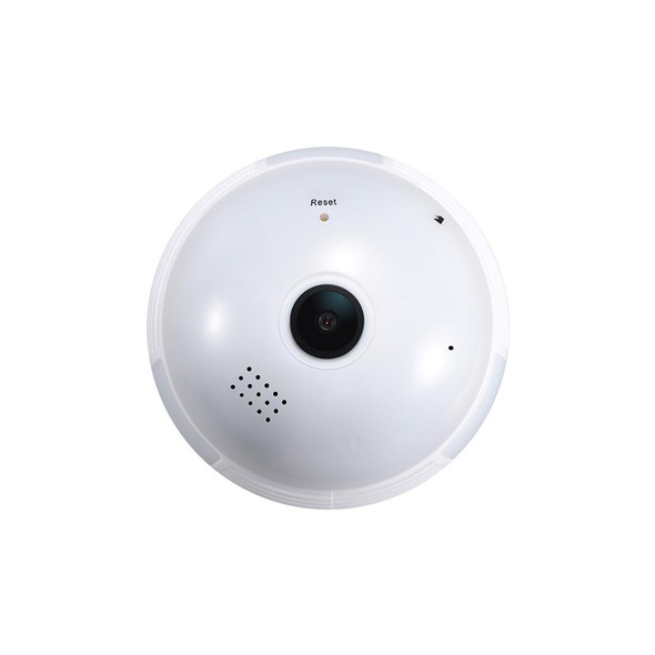 DP001 Light Bulb 360 Degrees Panoramic Fisheye Lens 1.3MP Camera, Support Remote Control, Screenshot and TF Card