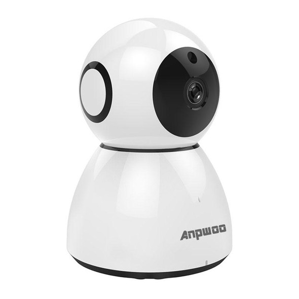 Anpwoo Snowman 1080P HD WiFi IP Camera, Support Motion Detection & Infrared Night Vision & TF Card(Max 64GB)(White)