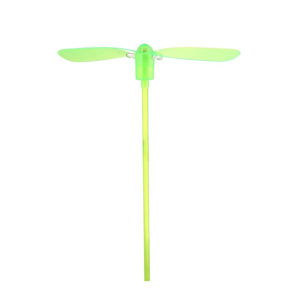 10 PCS Amazing LED Light Flying Bamboo Dragonfly Toy, Random Color Delivery
